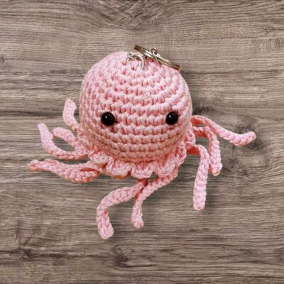 Porte-clés Pieuvre au Crochet