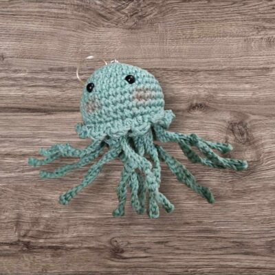 Porte-clés Pieuvre au Crochet