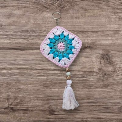 Porte-clés Mandala Multicolore