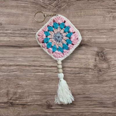 Porte-clés Mandala Multicolore
