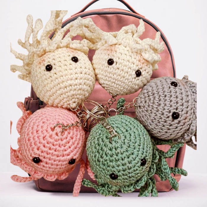 Photoroom-20250330_162446 (1) Porte-clés Pieuvre au Crochet